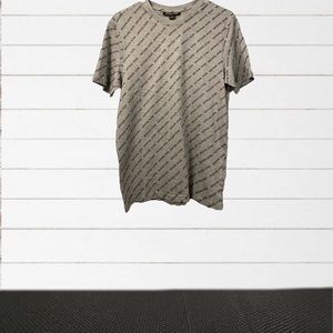NWT Michael Kors Mens Gray Logo T-Shirt (Size: Small)